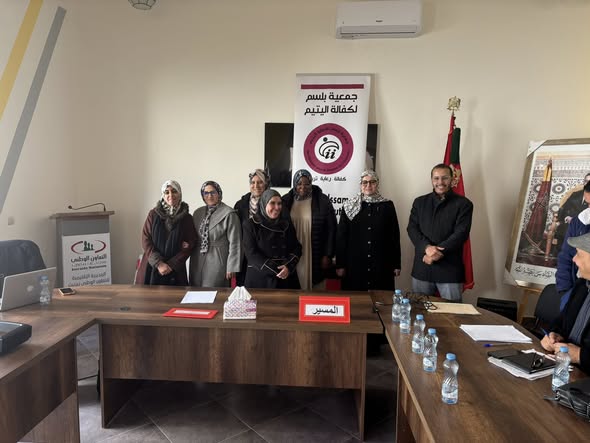 تيزنيت : جمعية بلسم لكفالة اليتيم تضخ دماءً جديدة في مكتبها المسير و تُجدّد الثقة في رجاء بوالزيت لولاية جديدة.